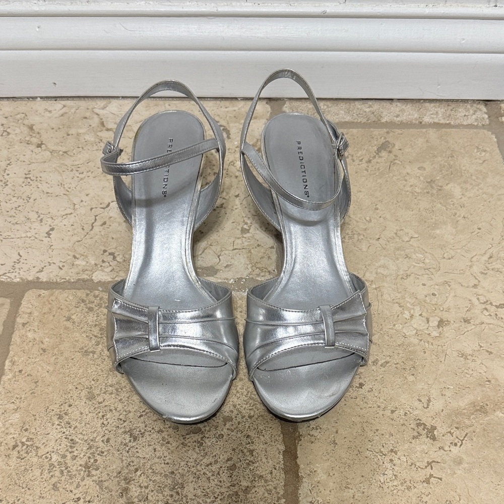 Predictions Silver 2.5in Heels